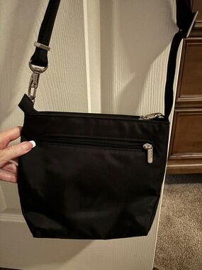 Travelon Black Nylon Crossbody Bag